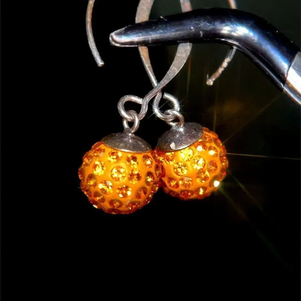 Disco‎ Ball Dangle Earrings